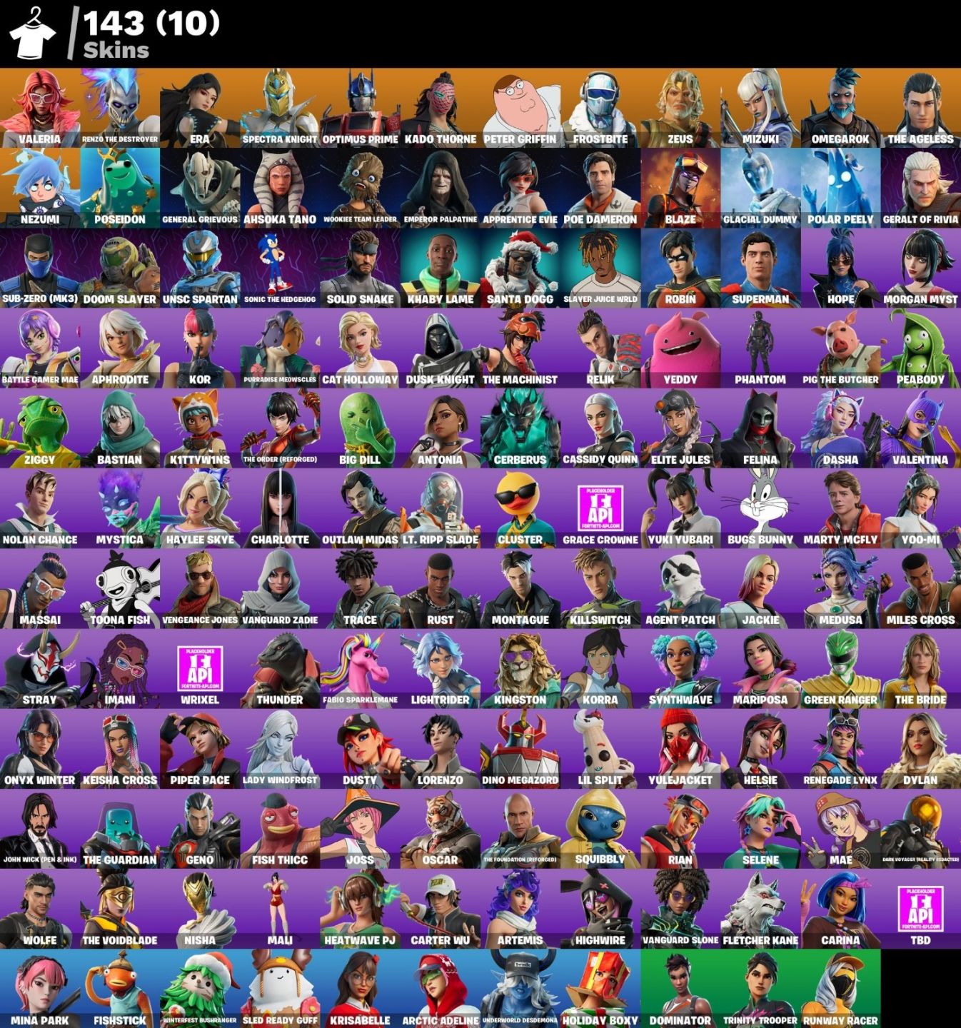 CONTA DE FORTNITE COM 143 SKINS | Superman | PROMOÇÃO!