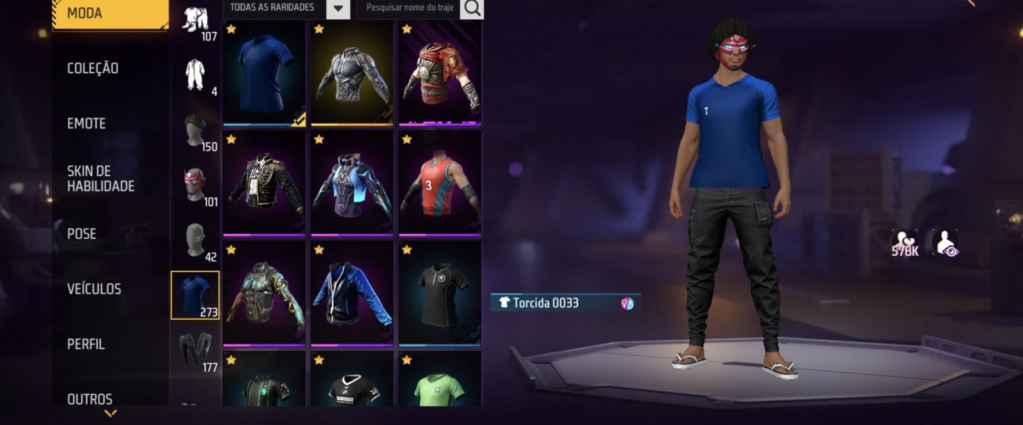 Conta de free fire focada em ap com ump roxa e prime 3