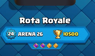 CONTA CLASH ROYALE! Nível 69, Arena 26
