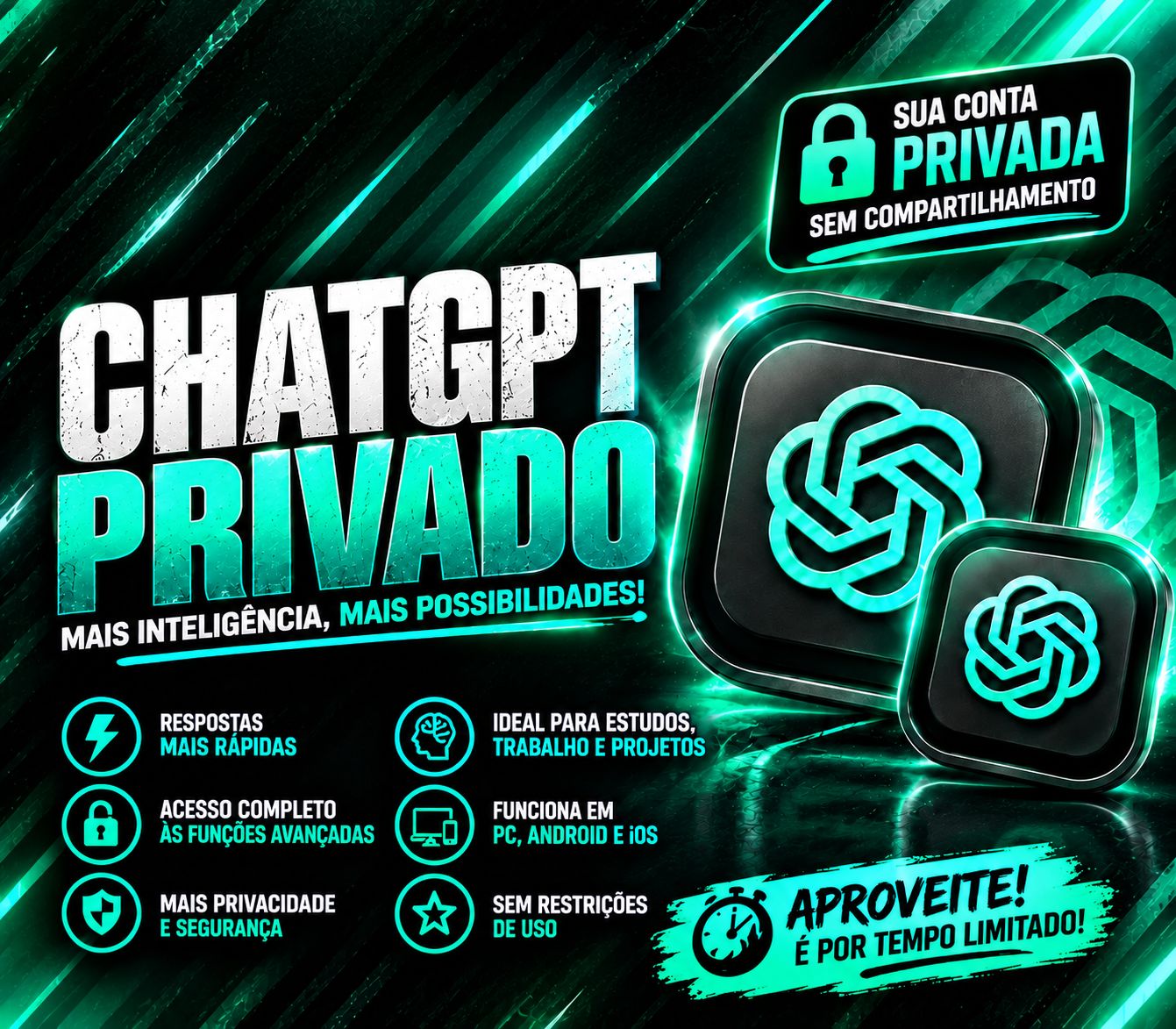 CHAT GPT GO NO SEU E-MAIL 30 DIAS | LINK DE ATIVAÇÃO