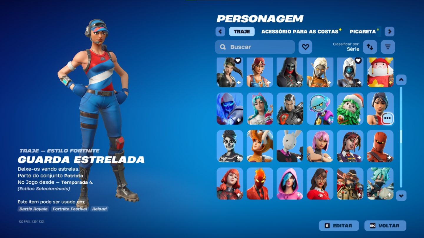 Conta de fortnite old