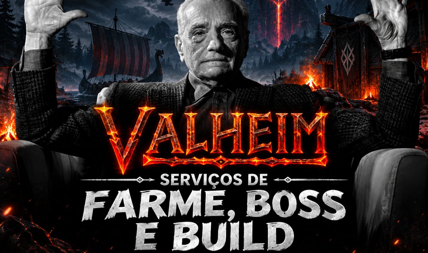 Serviços de Valheim: Farm, Boss, build e muito mais!