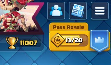Conta Clash Royale - (2019, 11000 troféus , 15 evoluções, 6 heróis)