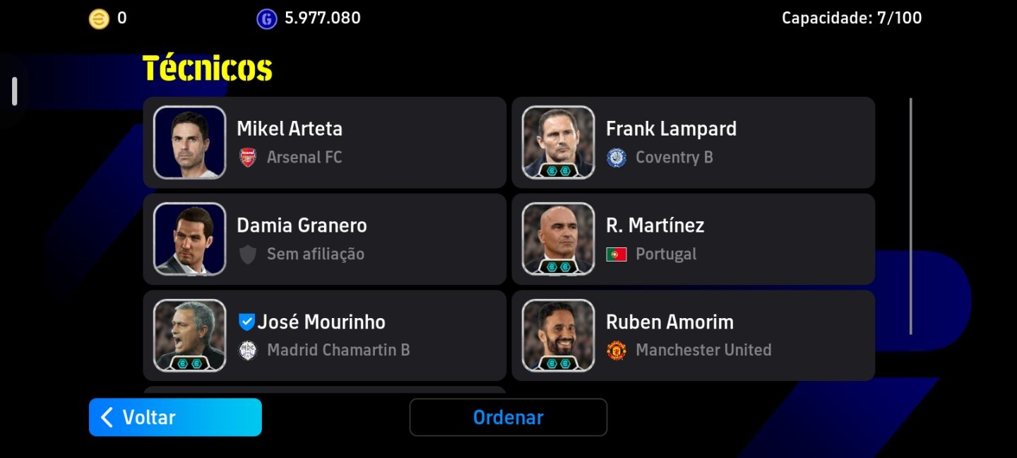 Conta eFootball 3227+ FULL BRABA DO R10 GULLIT E ETOO
