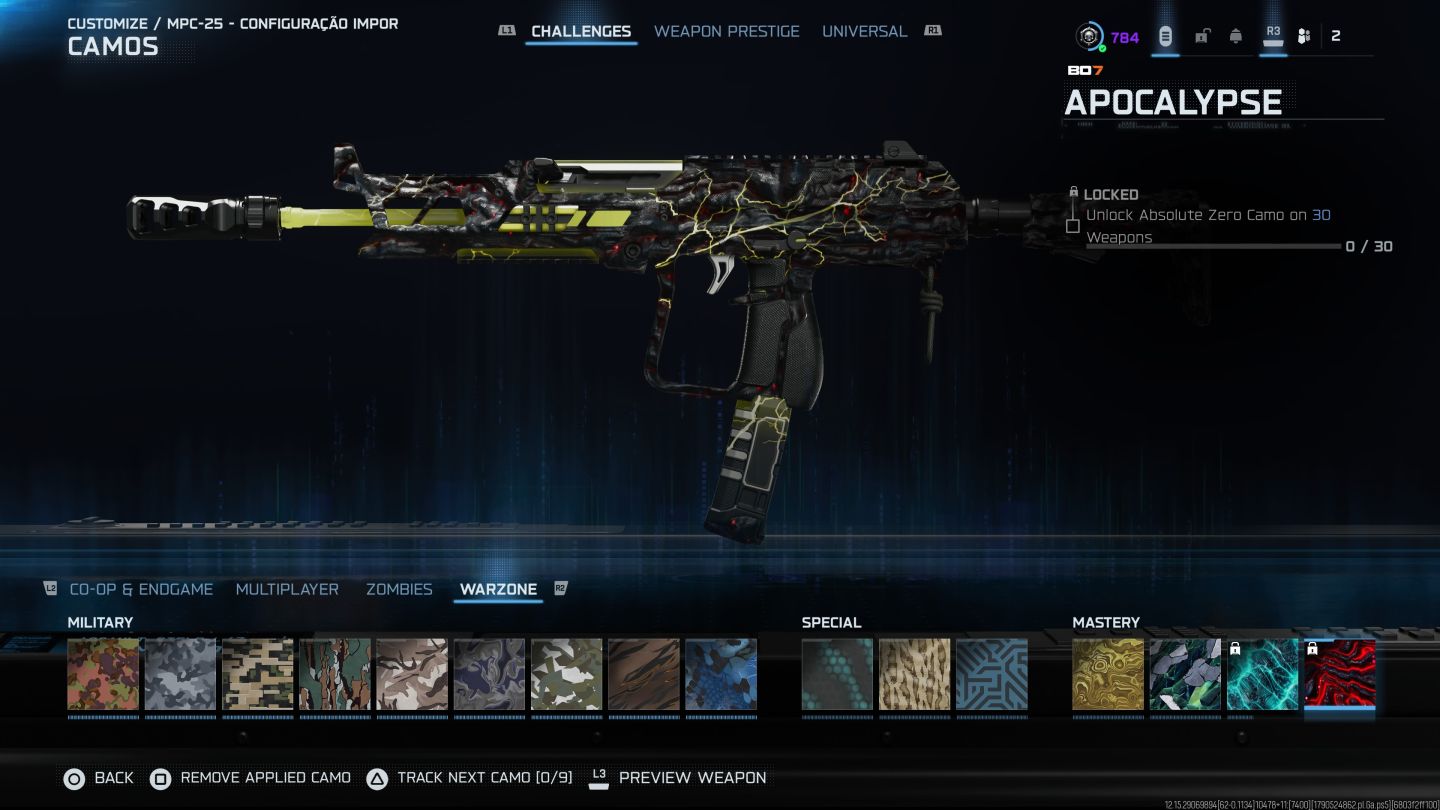 PROMOÇÃO FINAL DE GAME - CAMUFLAGEM END GAME E WARZONE MELHOR PREÇO DO SITE