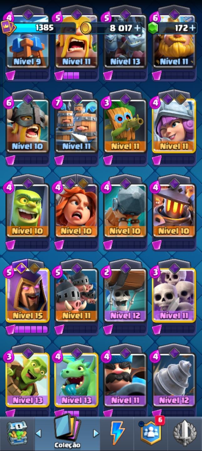 CONTA CLASH ROYALE END-GAME | 9500+ TROFÉUS (ARENA LENDÁRIA) | REI 14