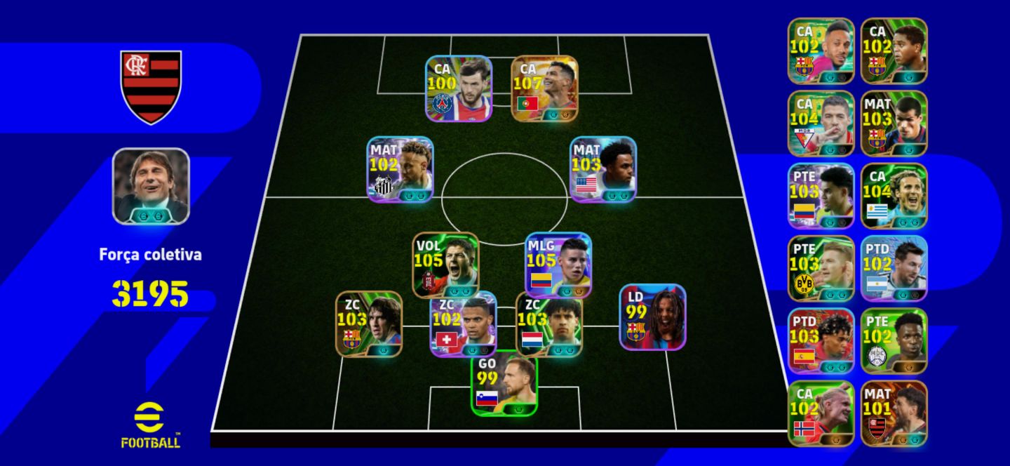 Contas efootball