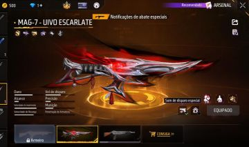 CONTA COM MAG7 - UIVO ESCARLATE [ EDIÇÃO LIMITADA ]