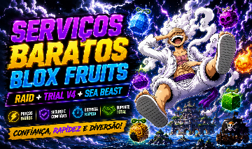 SERVIÇOS BARATOS BLOX FRUITS - Raid Carry + Trial V4 + Sea Beast | Lvl 2550+