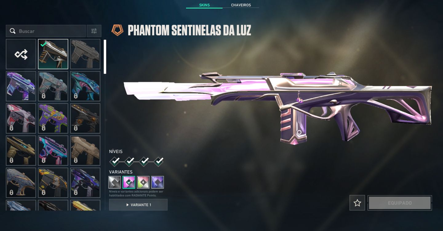 COnta Valorant, 2 skin de faca e muito mais