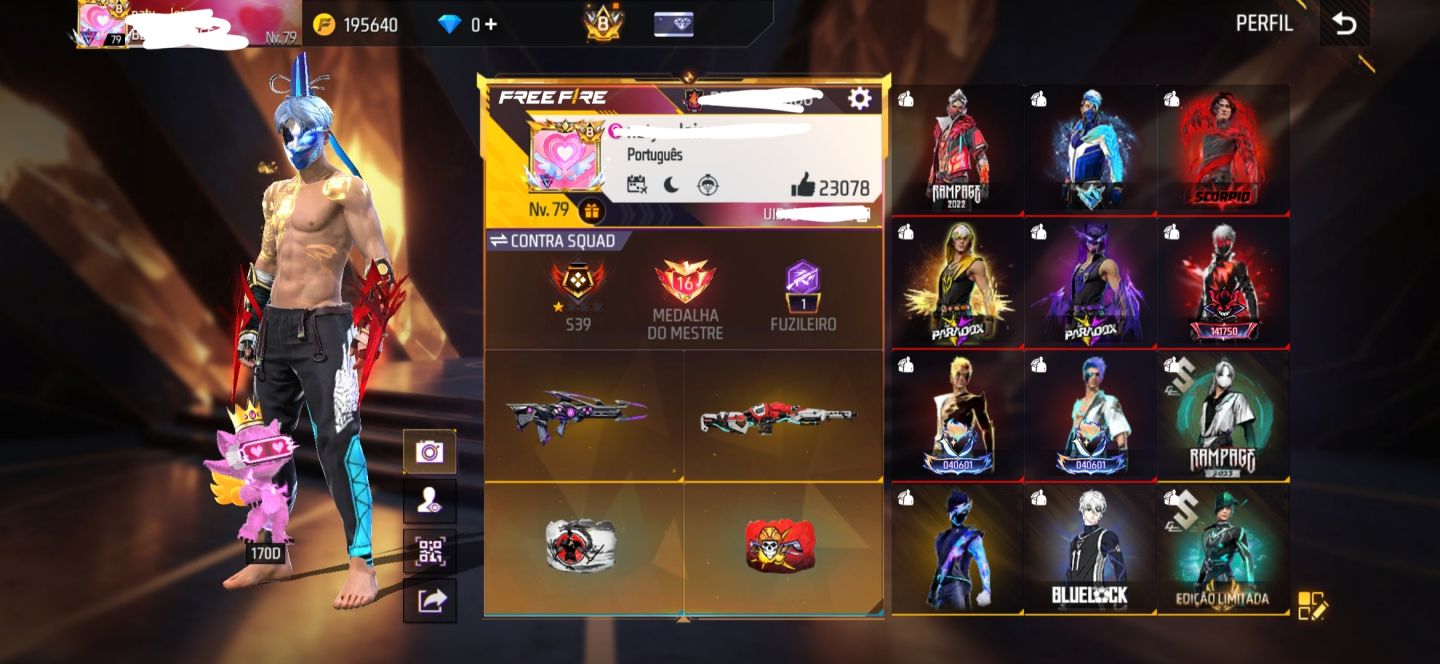 CONTA 1360 peita ESTREMA MENTE LINDA E RARA SEMI FULL PASSE LV 79)