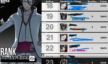 Conta AIZEN B2 + Szayelaporro B2 + HITSUGAYA B1 | TRIO META SPIRIT LV.90