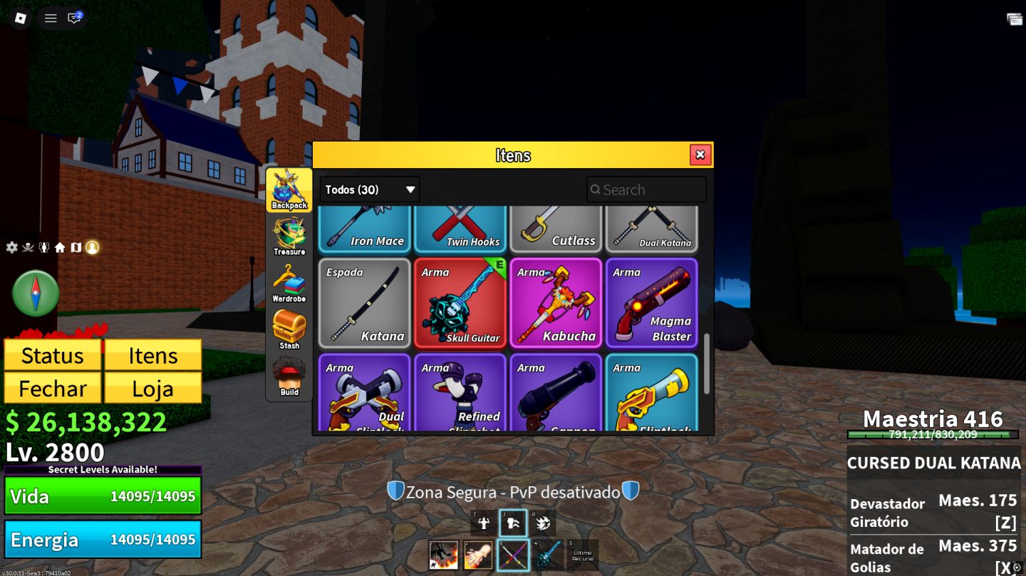LEVEL MAX + DOUGH V2 + CDK + TTK + FOICE SAGRADA + SKULL GUITAR