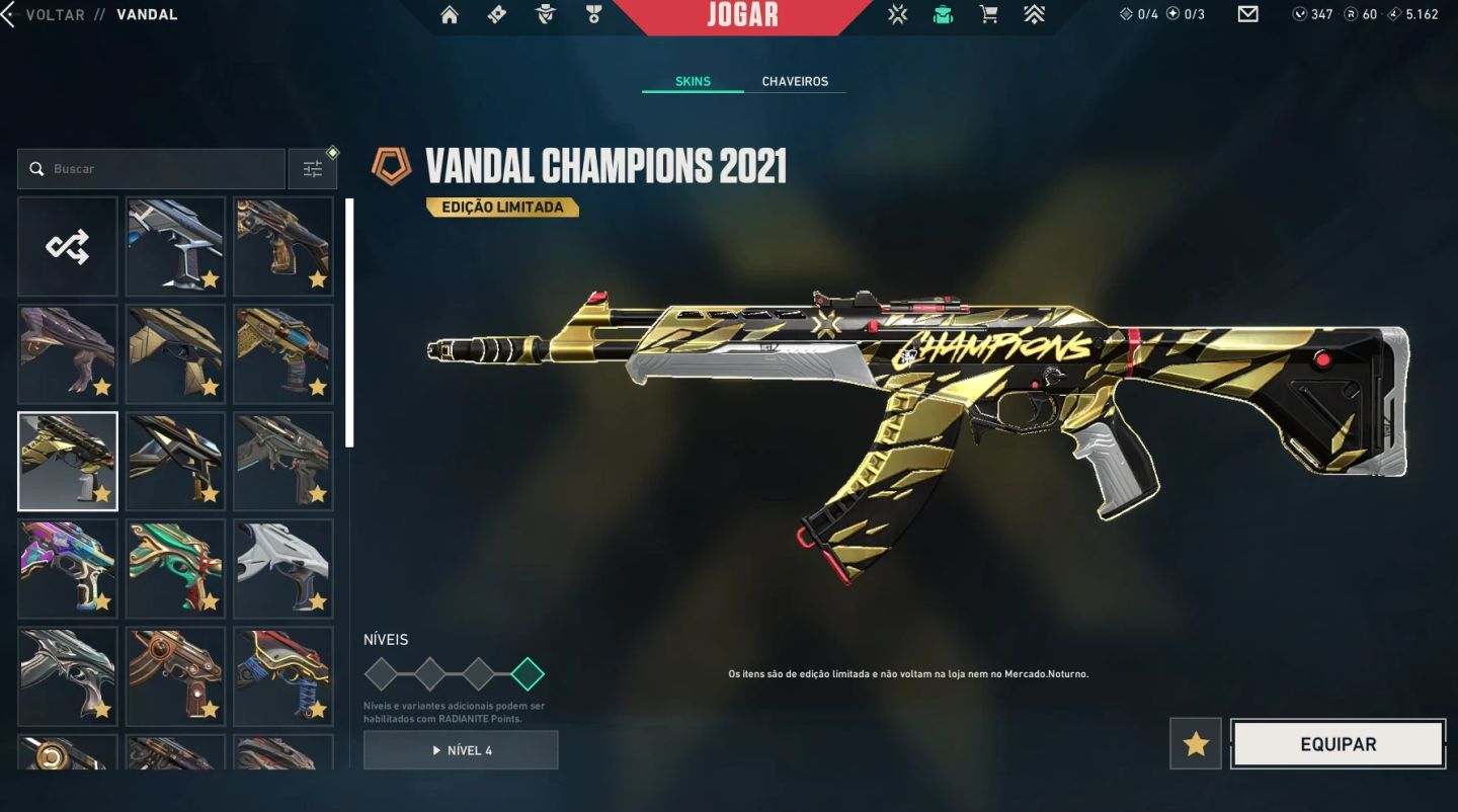 Conta Valorant 4X Radiante Bundles Champions 2021, Mibr e Vct