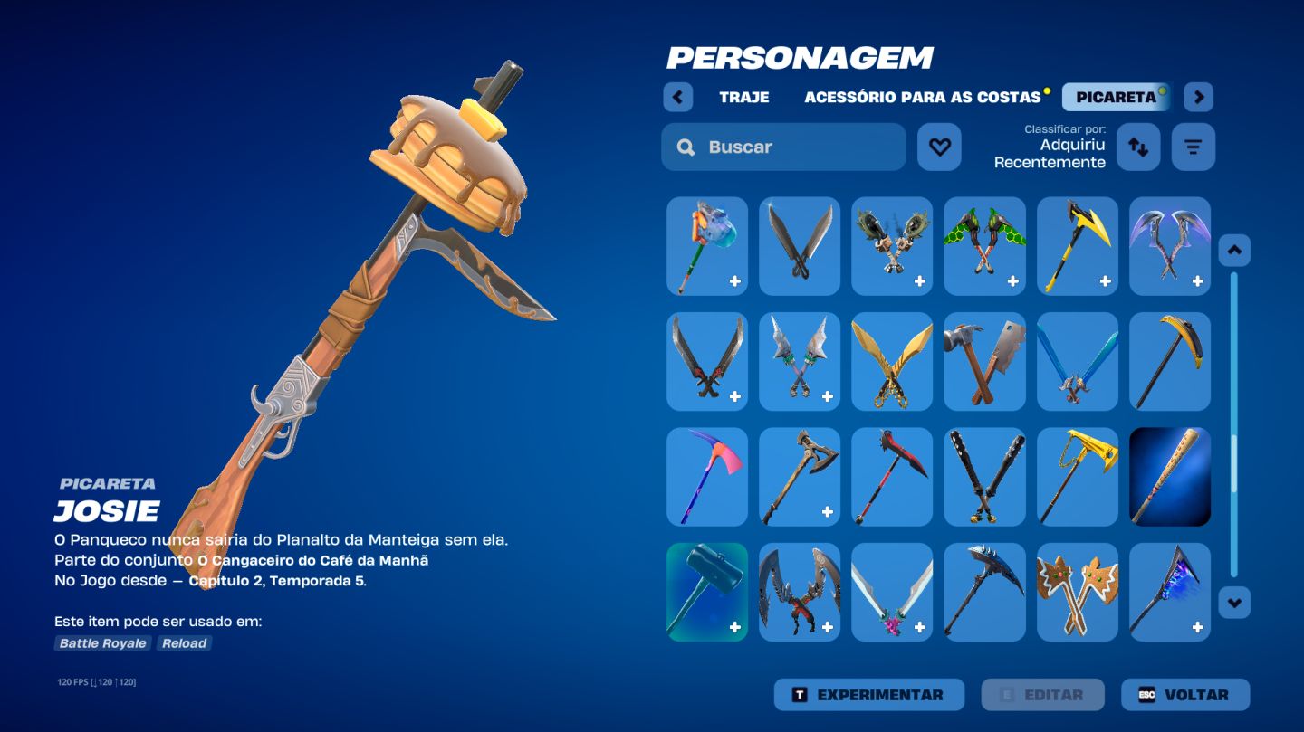 Conta de fortnite 175 skins, 168 picaretas e 144 asa deltas (passe season 4+)