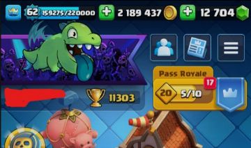 Conta Clash Royale com 12k de gemas + Braw Stars + Clash of Clans