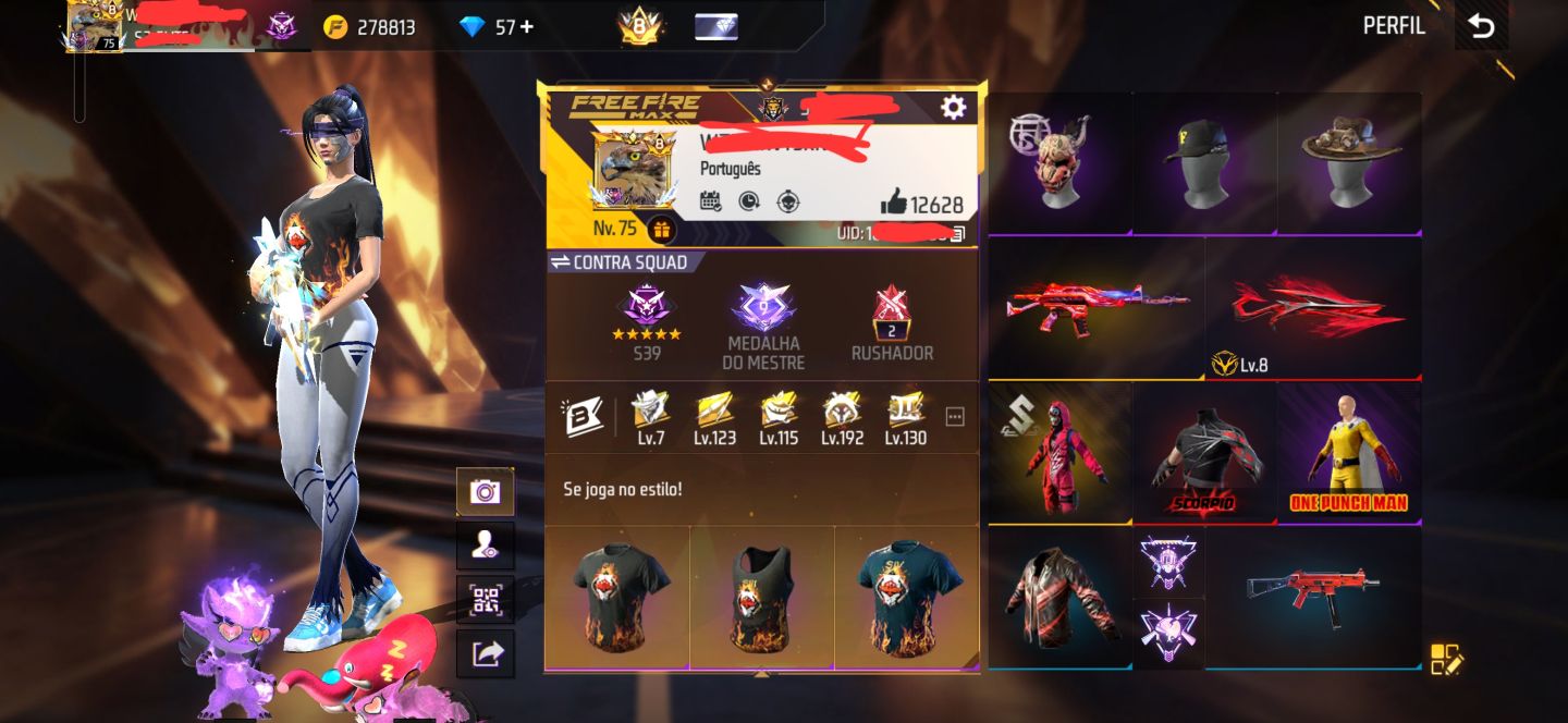 Mestres antigos free fire