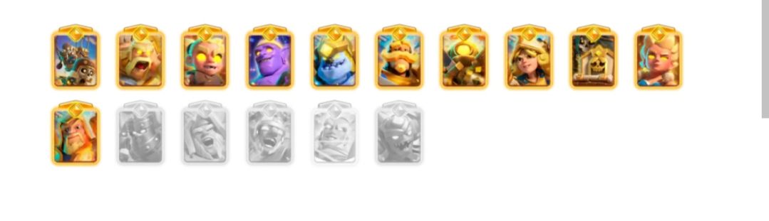 Conta Clash royale muito boa com primeiro passe e 10 anos de jogo e muitas lvl16