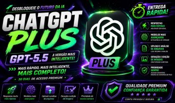 ChatGPT Plus 30 Dias | GPT-5.5 | Conta Privada | Entrega Rápida