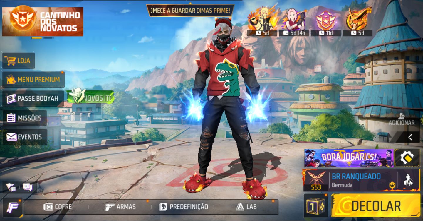 CONTAS BOT FREE FIRE LEVEL 20 + Troca Nick / LEIA A DESCRIÇÃO