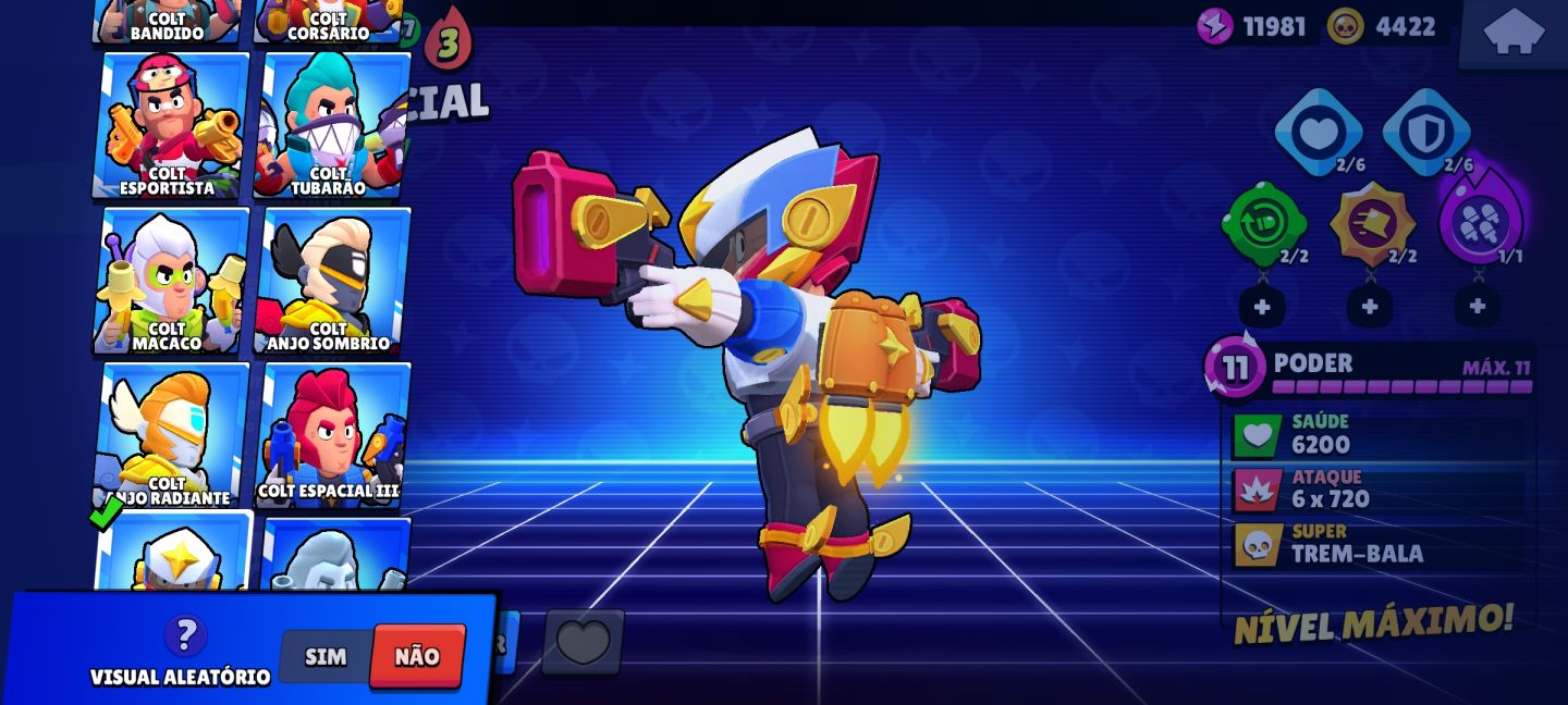 Brawl stars CONTA 9/10, +5 passe comprados, skin edgar rara