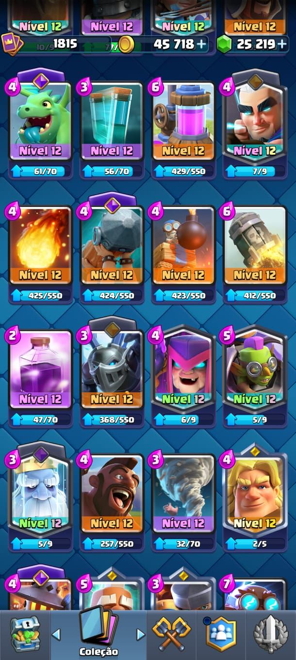 Conta Clash Royale, 12500 de Troféu, Mais de 24mil em gema.