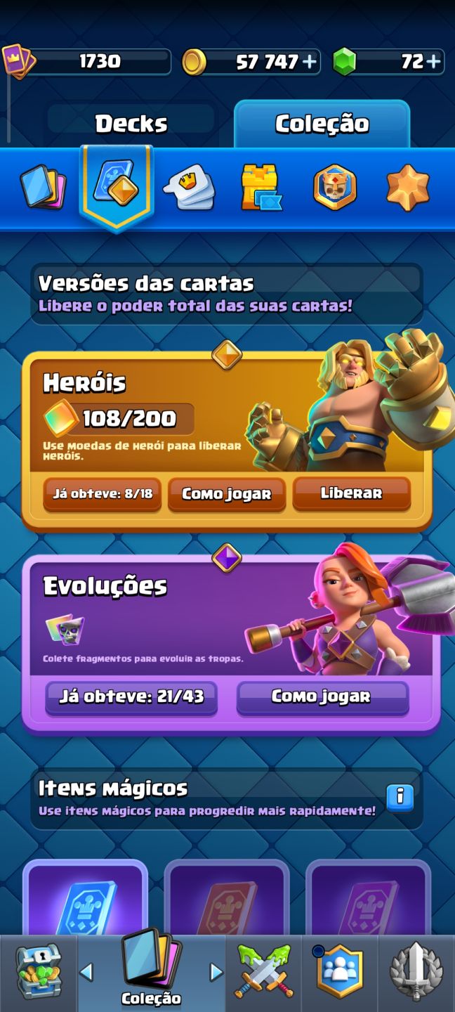 CONTA BRABA DE CLASH ROYALE, FOCADA NO COMPETITIVO..