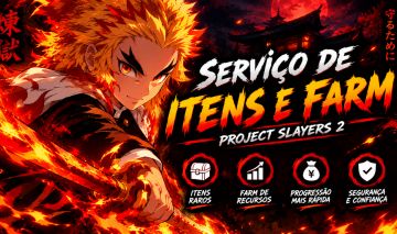 SERVIÇO DE ITENS E FARM| PROJECT SLAYERS 2 | BETO STORE