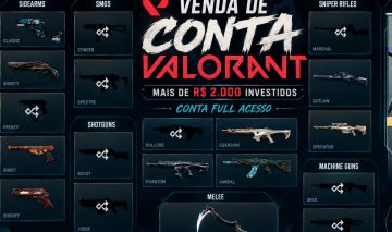 CONTA VALORANT 2K GASTO (FULL ACESSO) IMORTAL