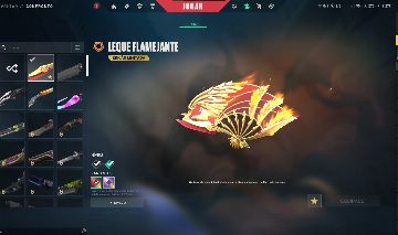 Conta com LEQUE FLAMEJANTE/BANNER ESPECTADOR BETA+ (PREÇO NEGOCIAVEL)