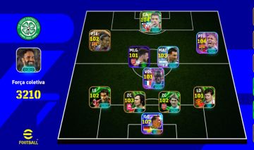 Conta. Efootball 3210, com vários jogadores épicos!!! Ronaldinho 102!!!