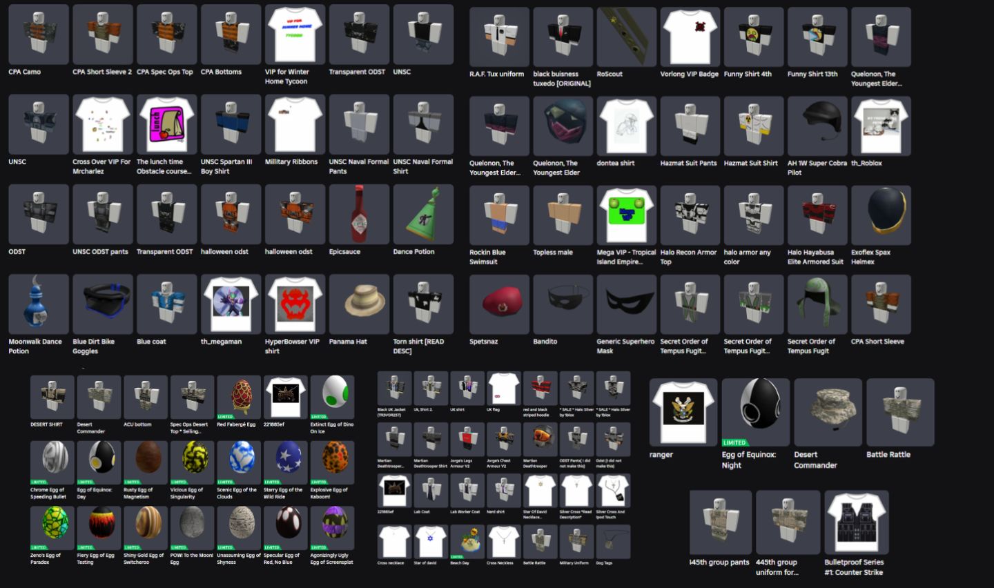 CONTA ROBLOX ANTIGA 2010 COM EPIC FACE + 75 OFFSALES E 31K DE RAP [UNVERIFIED]