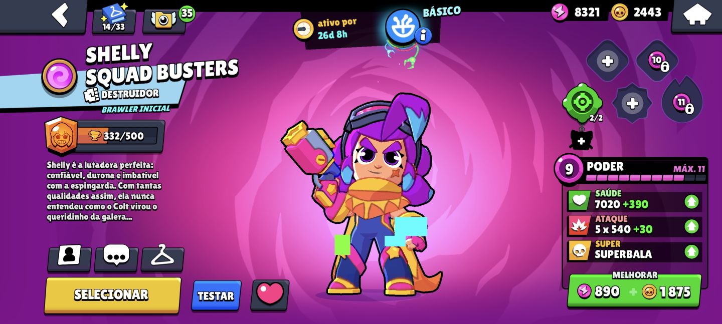 CONTA BRAWL STARS 26K | 79 BRAWLERS | BAKUGO + GODZILLA + BOB ESPONJA + UNO