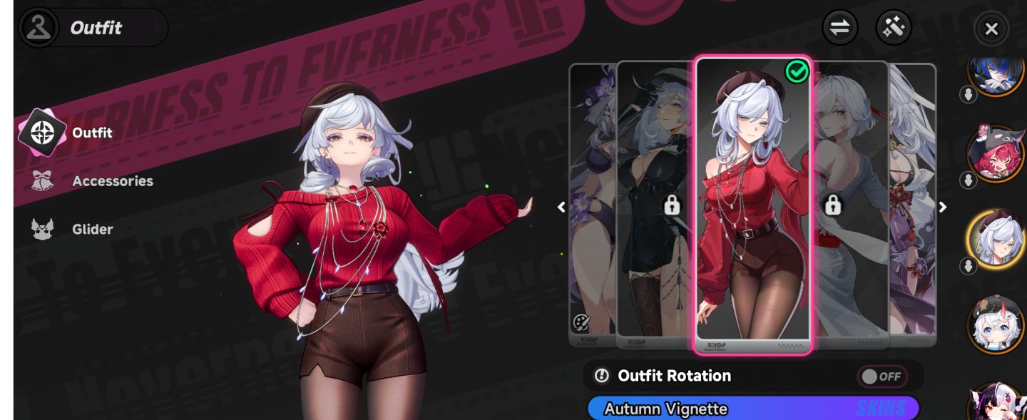 Conta NTE Akane Rin, Black Bird c/ skin todos personagens limitados e porshe