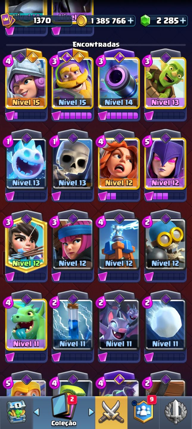 Conta clash royale
