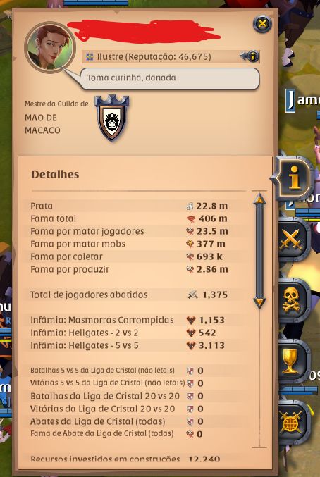 Conta albion Main Healer full spec + 1 coleta t8 + skin de lobo das neves