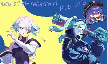 Lucy s4 com arma assinatura,Rebecca com arma assinatura e lucilla