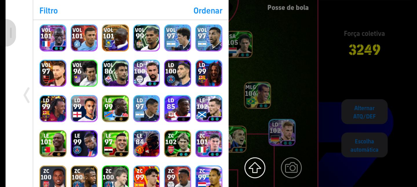 CONTA EFFOTBAL COM MUITOS PAGOS! PEGANDO 3255 + DE FORÇA MAXIMA
