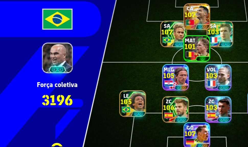 CONTA COM NEYMAR+CRISTIANO RONALDO BIG TIME+MODRI MARCELO + PIQUÉ+MANUEL NEUER