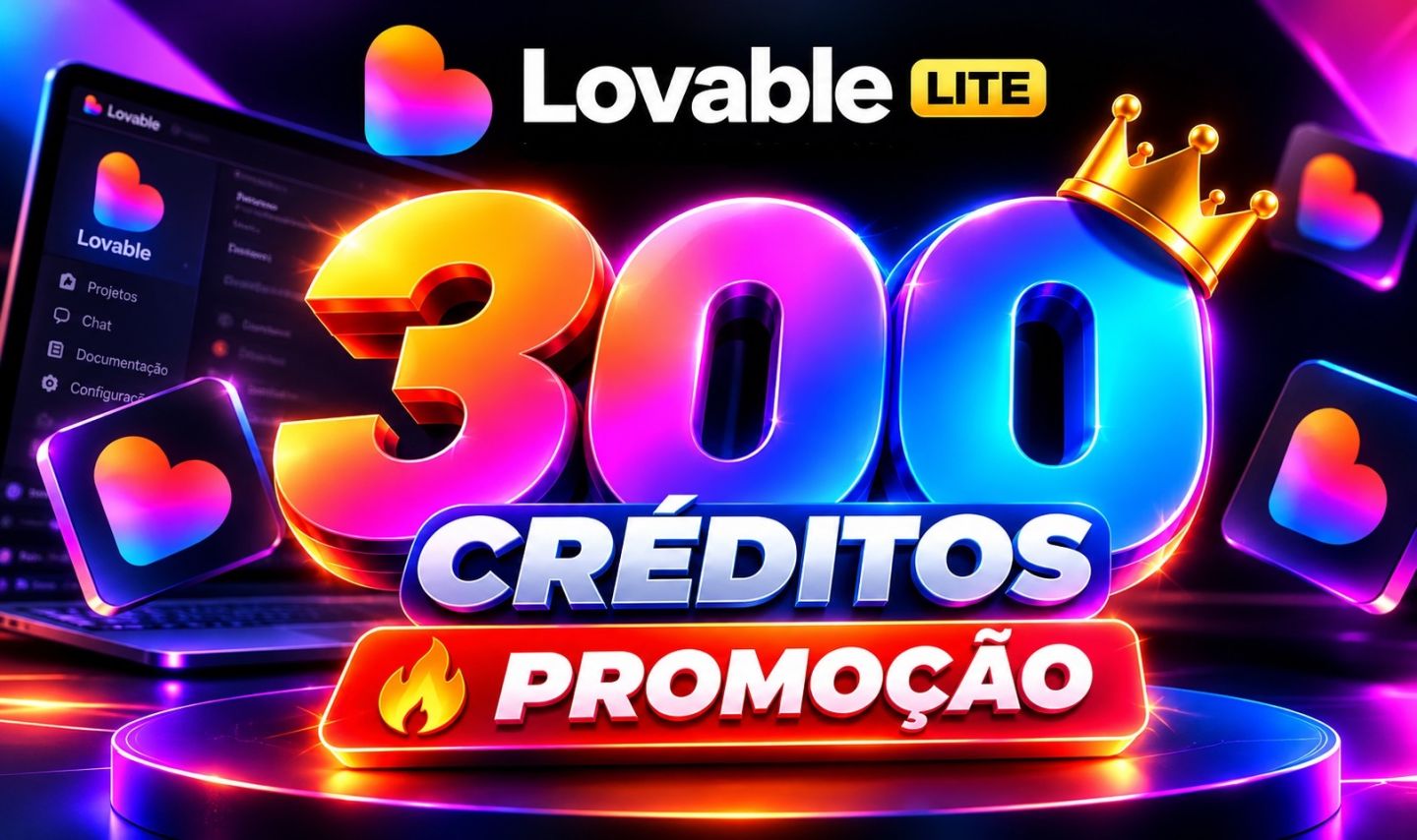 LOVABLE PRO LITE + 300 | CRÉDITO WORKSPASE [ENTREGA RÁPIDA]