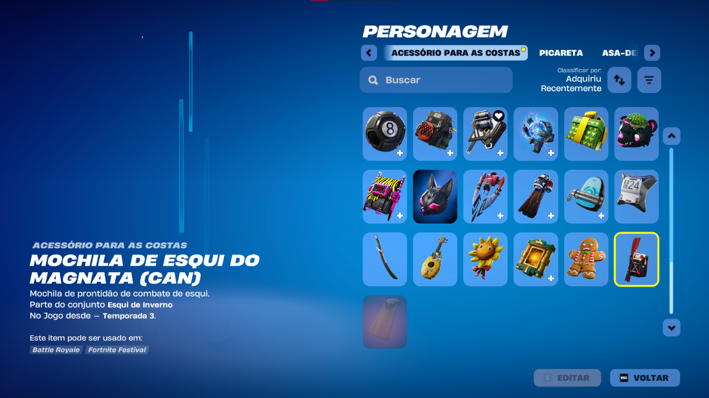 Conta fortnite primeiro dono