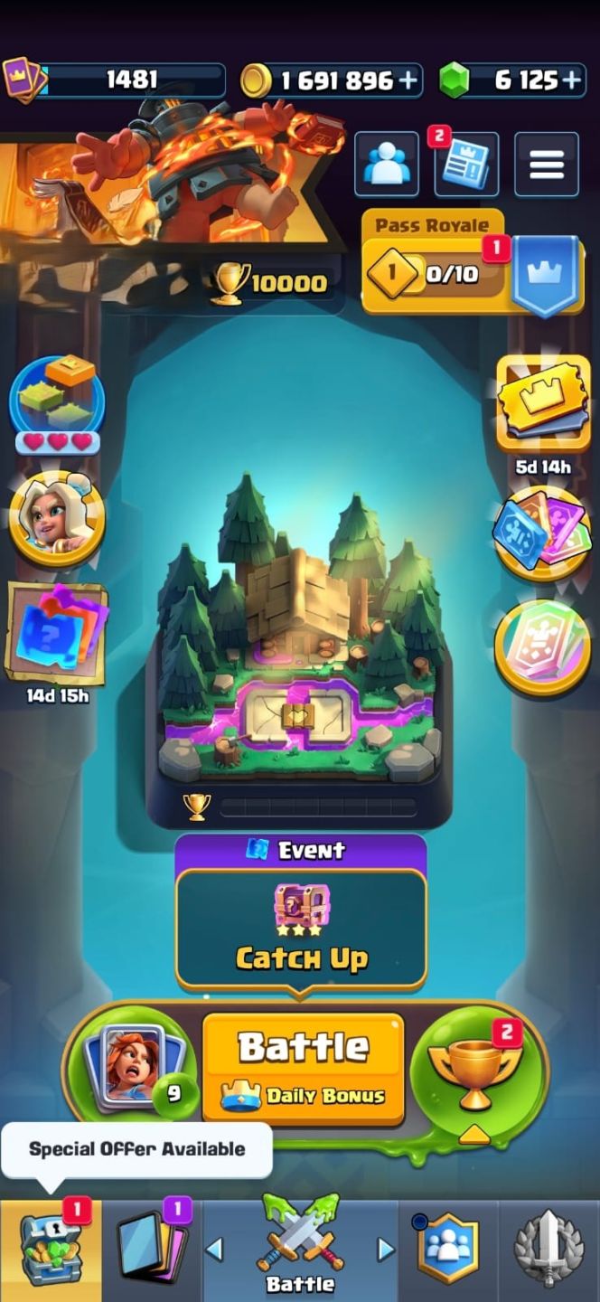 CONTA DE CLASH ROYALE COM MUITO RECURSO - ACEITO QUALQUER PROPOSTA PRA SAIR LOGO