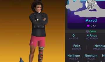 Conta Masculina Avakin Life Veterano- 4 anos