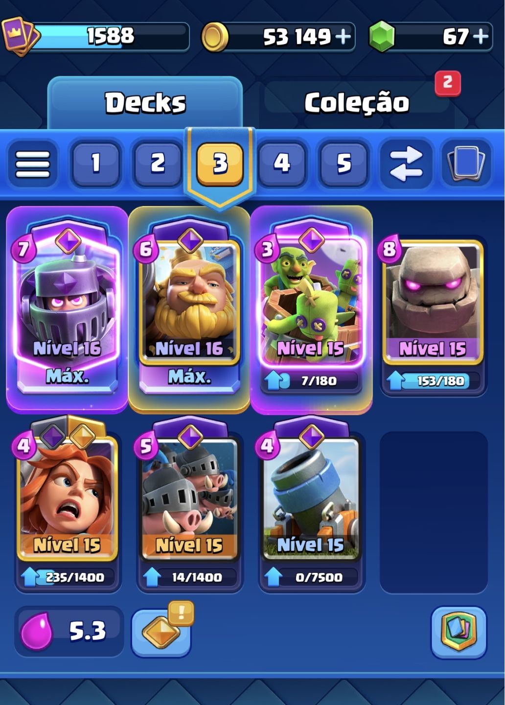 Conta Clash royale +2 BRINDES (Leia a descrição)