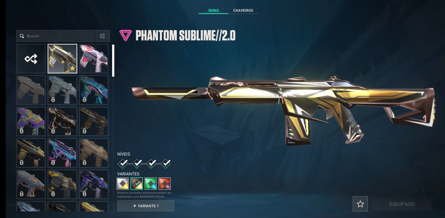 CONTA VALORANT LVL 198