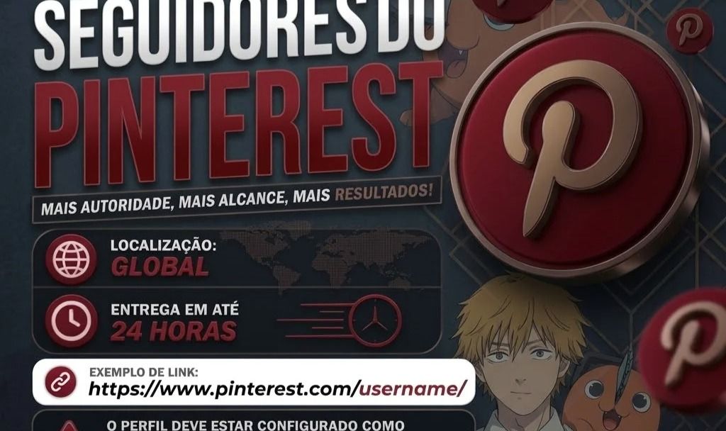 SEGUIDORES PARA PINTEREST RAPIDO E SEGURO