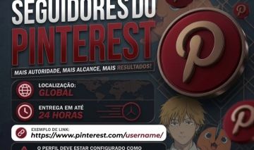 SEGUIDORES PARA PINTEREST RAPIDO E SEGURO