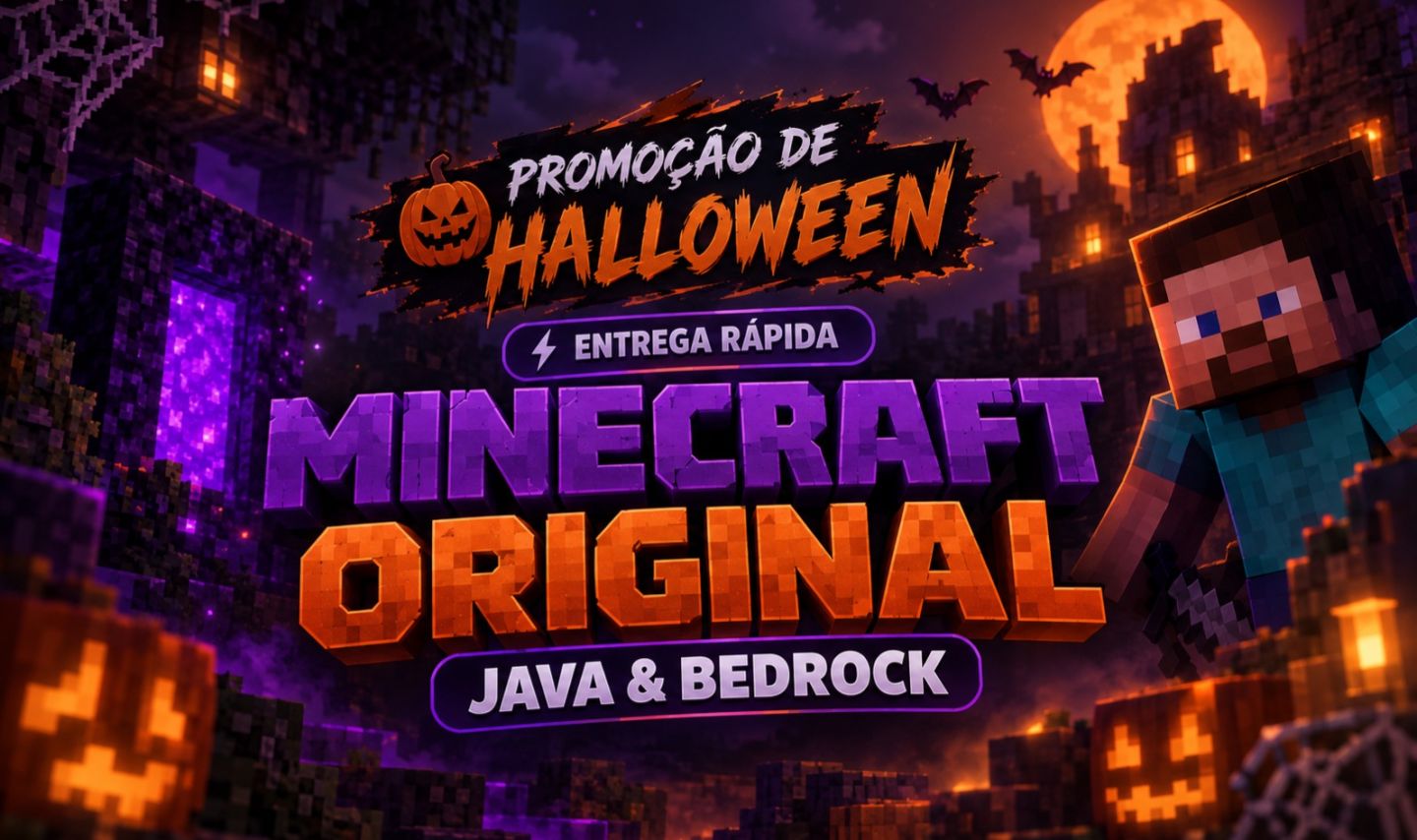 MINECRAFT ORIGINAL FULL ACESSO | JAVA E BEDROCK