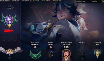 CONTA LOL ESMERALDA 1 - 13 PDL - LVL 69 - 13 SKINS - a mão primeiro dono