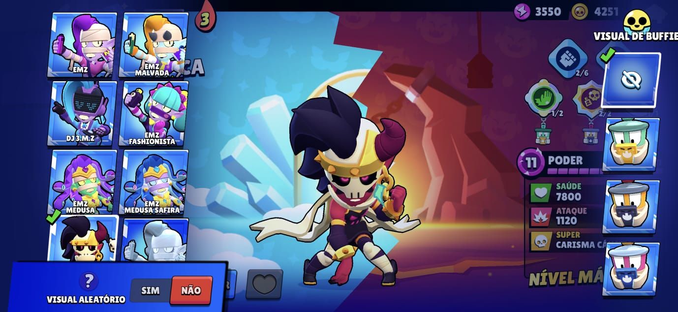 (PRA SAIR LOGO) CONTA RARA BRAWL STARS FULL (106/107) + 60K Troféus + Skins Ants